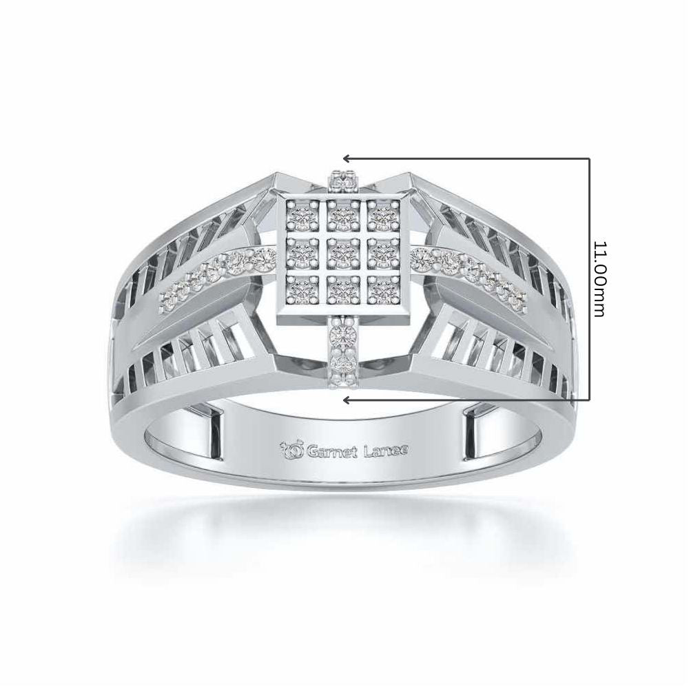Envision Ring For Men - White Gold - Image 5