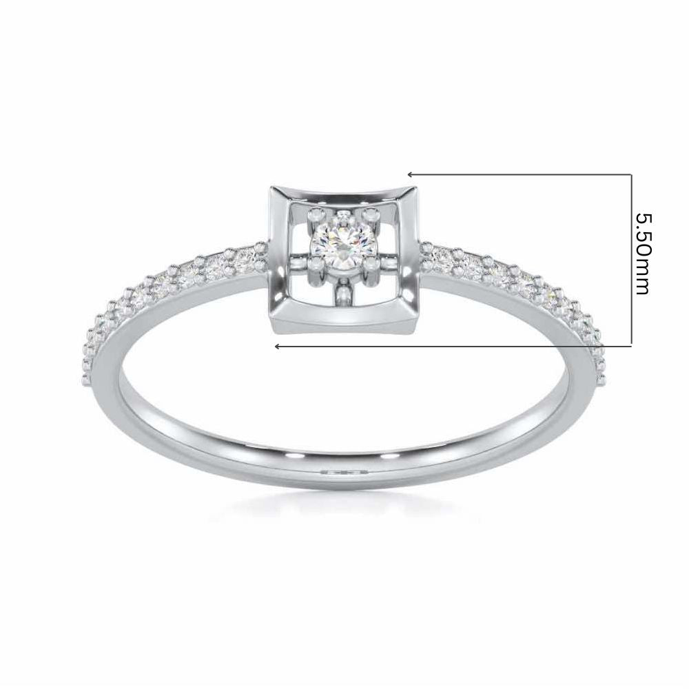 Regal Eherea Silver Ring - White Gold - Image 5