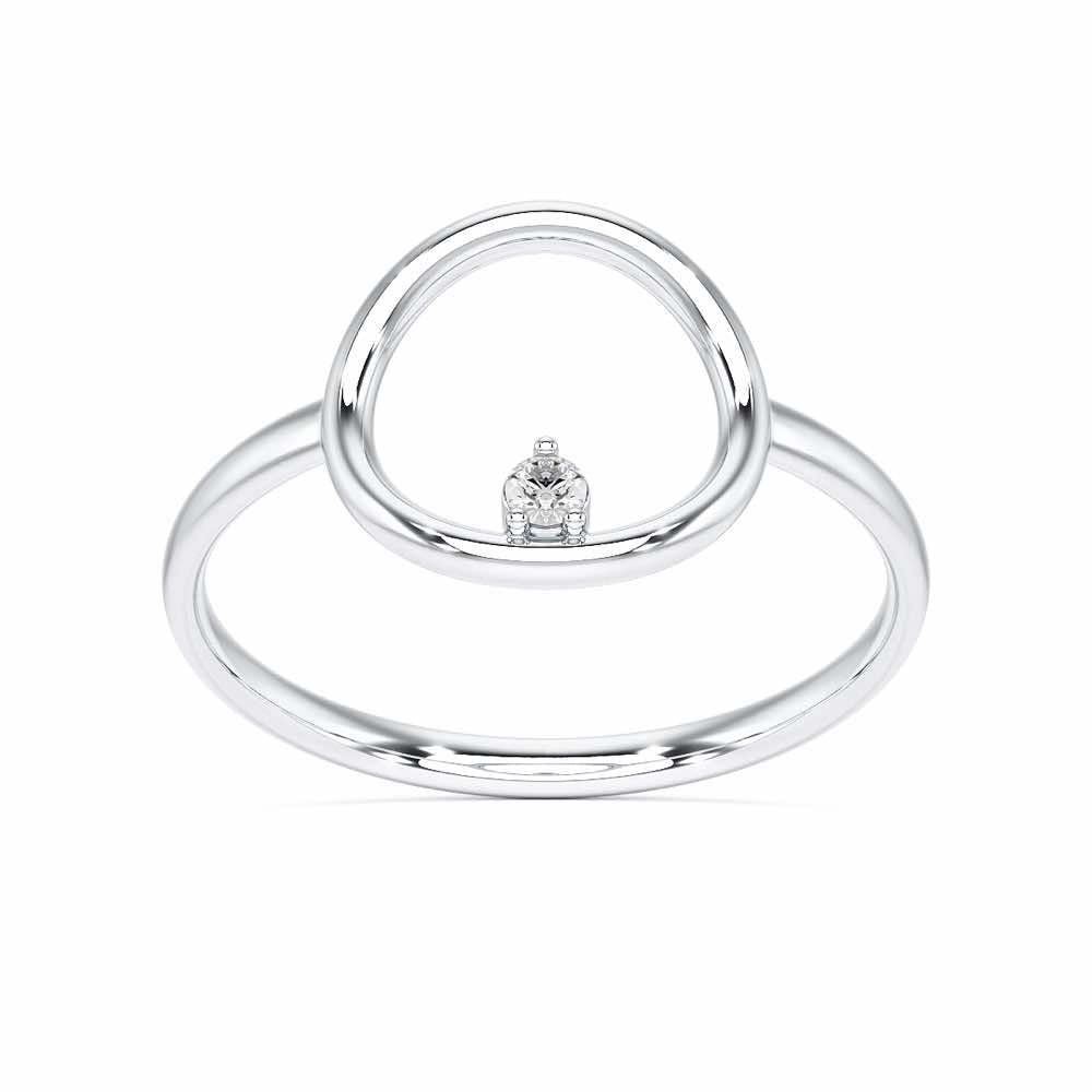 Sunray Sunray Silver Ring - White Gold - Image 2