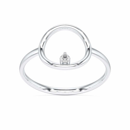 Sunray Sunray Silver Ring - White Gold - Image 2