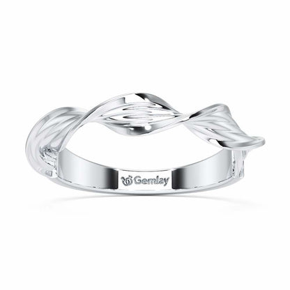 Evangeline Silver Ring - White Gold - Image 2