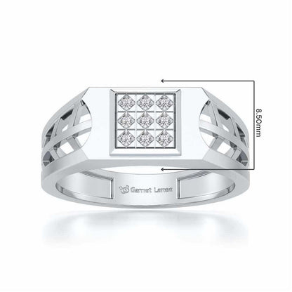 Resplendence Ring For Men - White Gold - Image 5