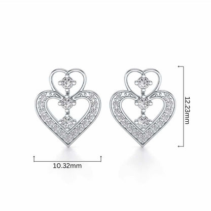 Aaravi Silver Earrings - White Gold - Image 4