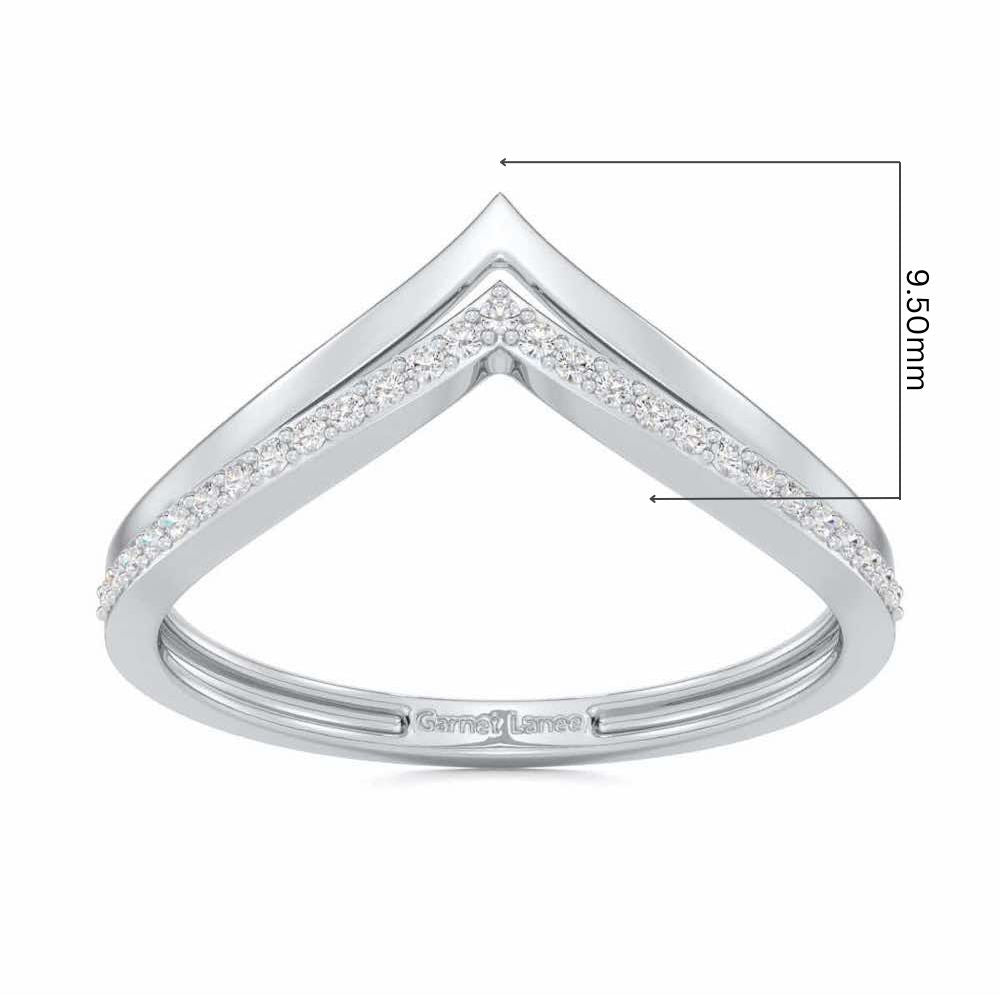 Point To Silver Ring - White Gold - Image 5