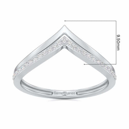 Point To Silver Ring - White Gold - Image 5