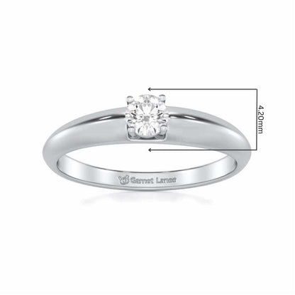 Vanguard Jewel Women Solitaire Ring - White Gold - Image 5