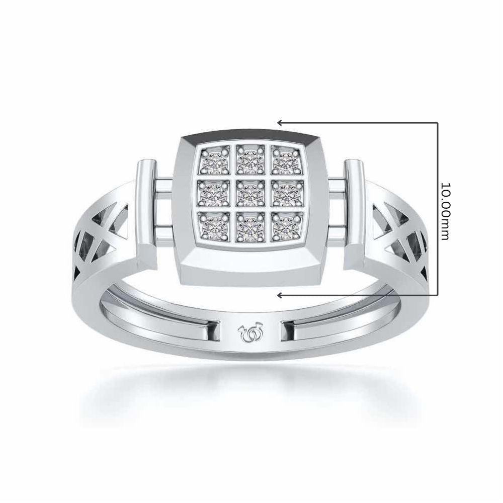 Beguiled Ring For Men - White Gold - Image 5