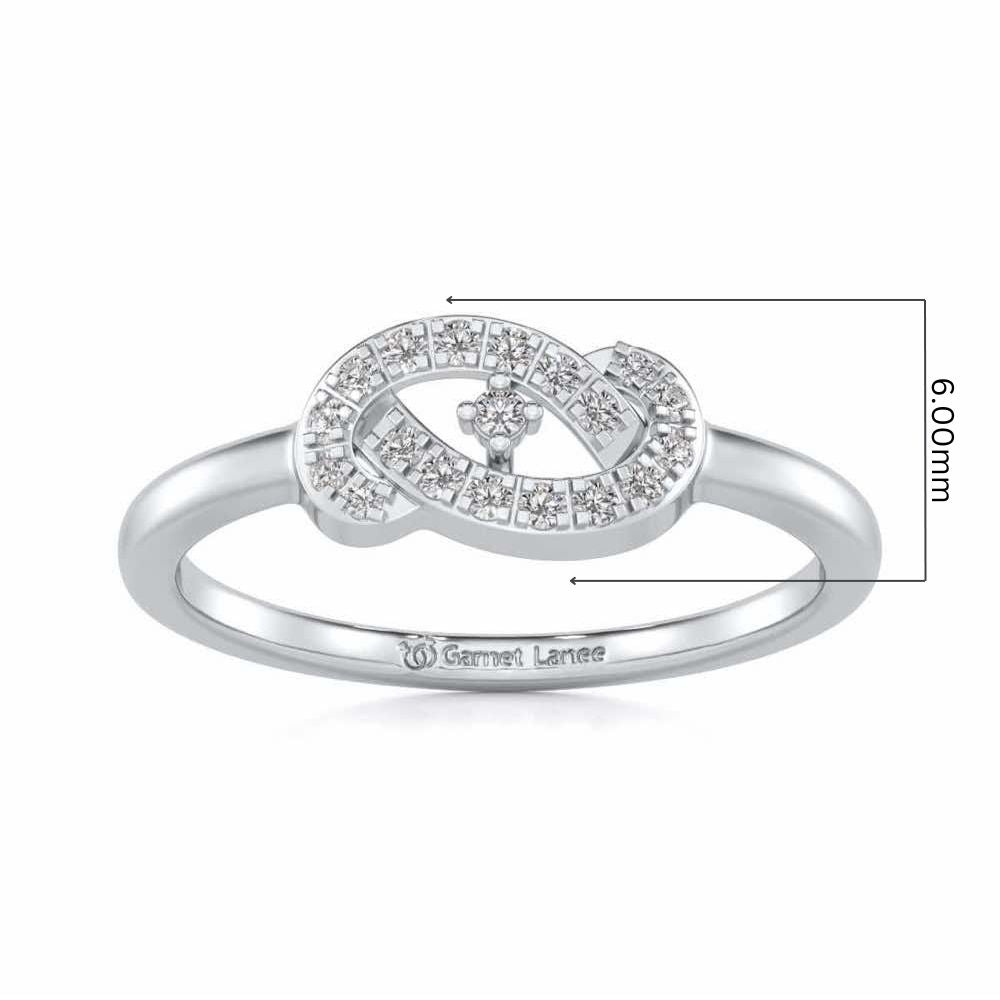 Uncanny Shine Silver Ring - White Gold - Image 5