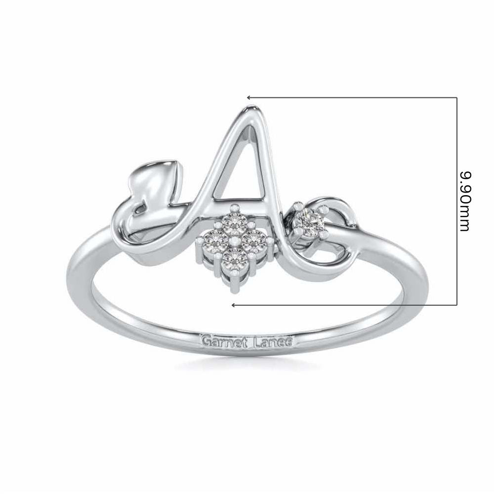 Blossom A Silver Ring - White Gold - Image 5