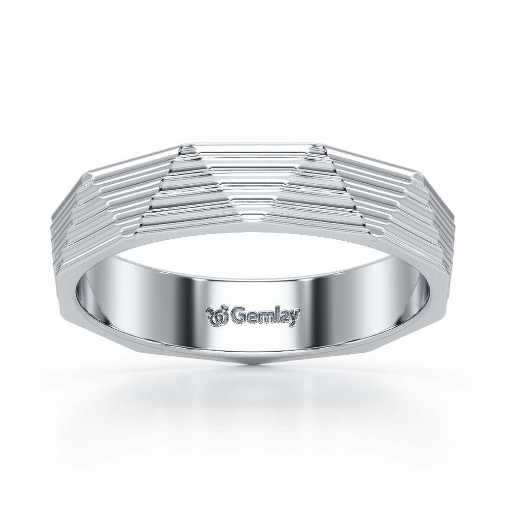 Sienna Silver Ring - White Gold - Image 2