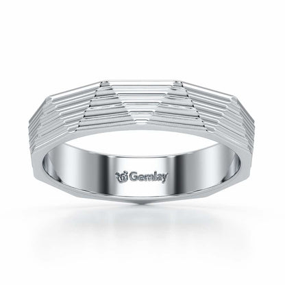 Sienna Silver Ring - White Gold - Image 2