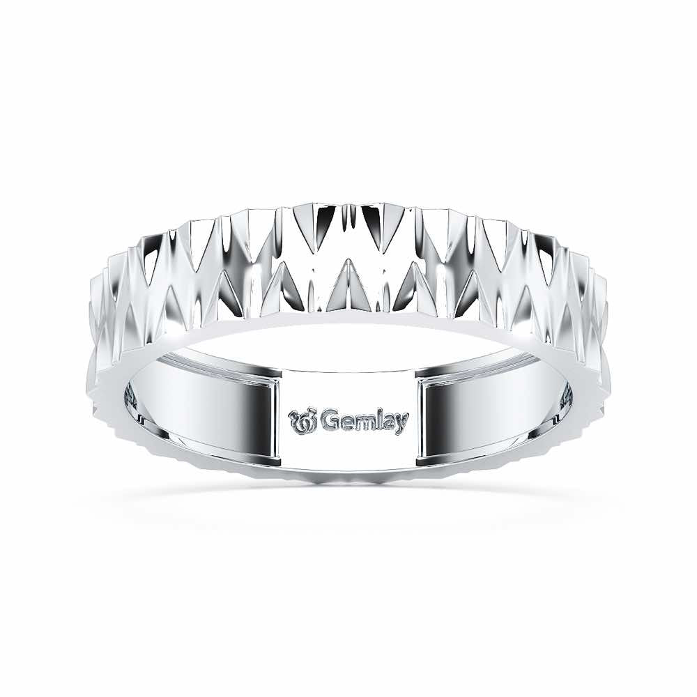 Noelle Silver Ring - White Gold - Image 2