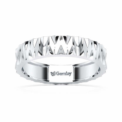 Noelle Silver Ring - White Gold - Image 2
