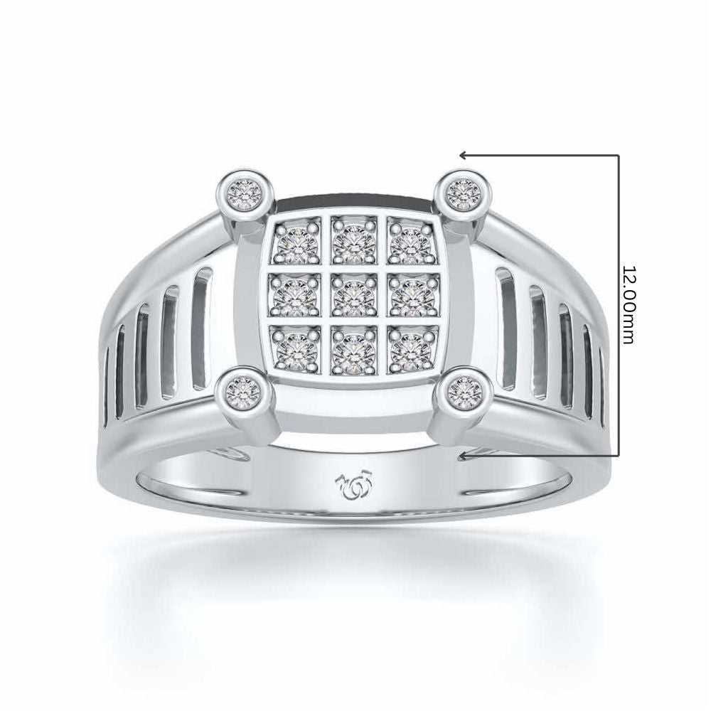 Royal Ring For Men - White Gold - Image 5