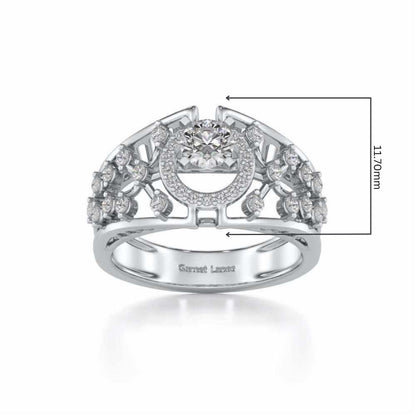 Honour Solitaire Ring - White Gold - Image 5