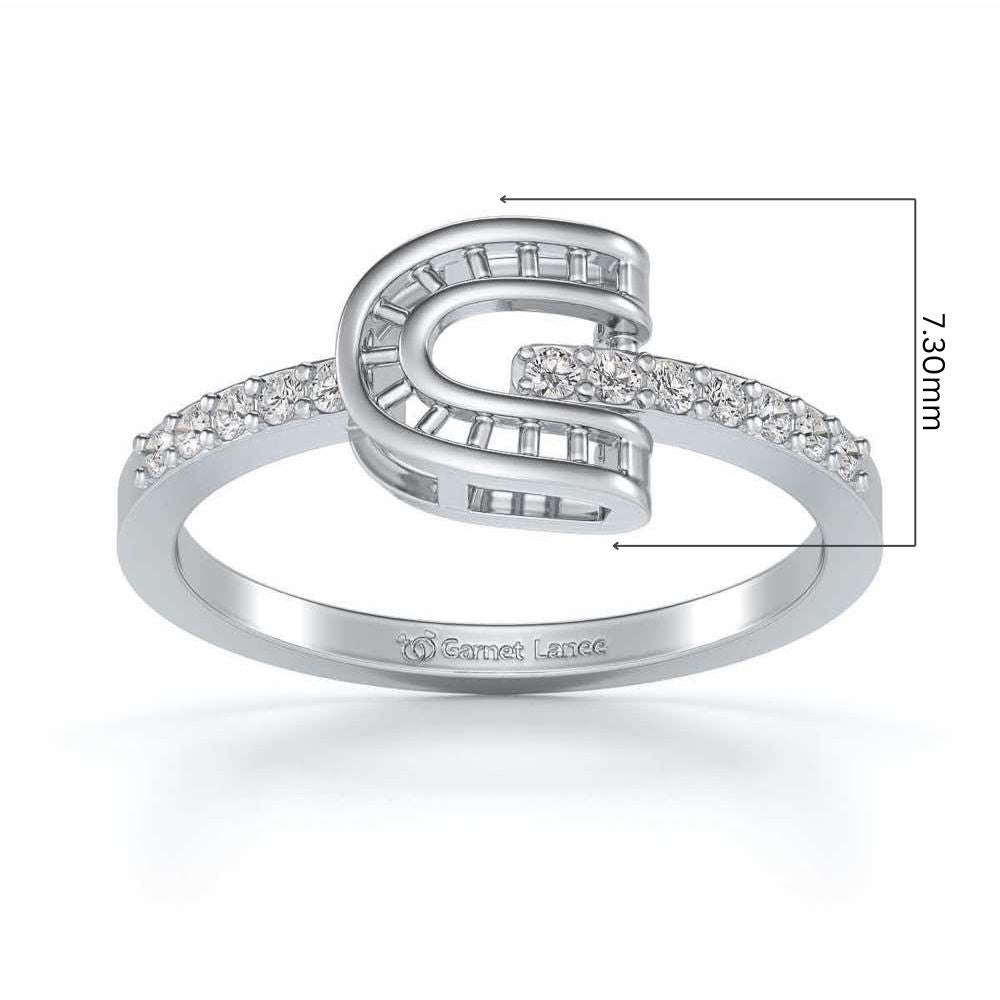 Adveta Silver Ring - White Gold - Image 5