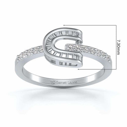Adveta Silver Ring - White Gold - Image 5
