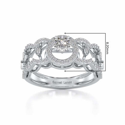 Kavya Solitaire Ring - White Gold - Image 5