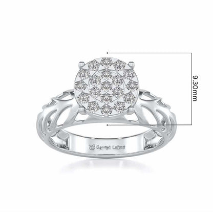 Enshine Silver Ring - White Gold - Image 5