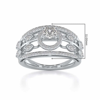 Zarina Solitaire Ring - White Gold - Image 5