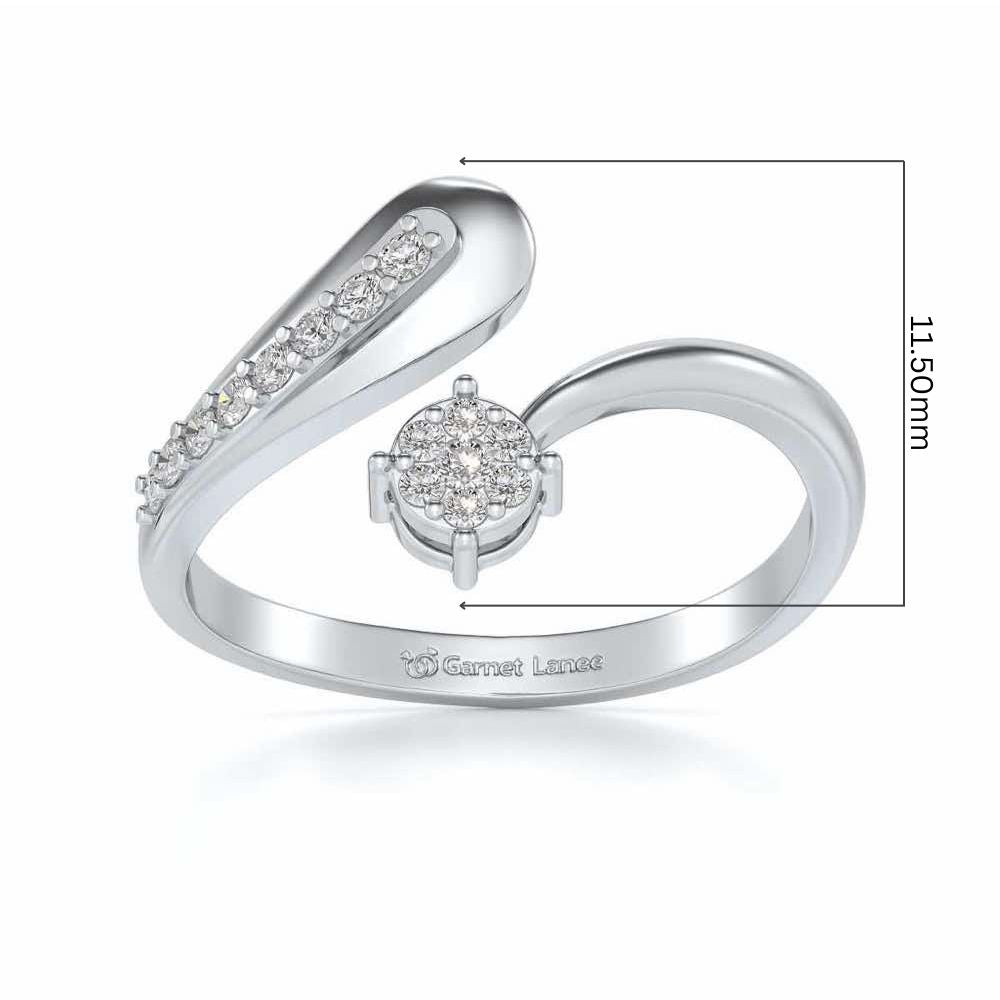 Chaitaly Silver Ring - White Gold - Image 5