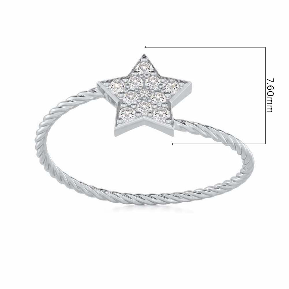 Radiant Royalty Silver Ring - White Gold - Image 5