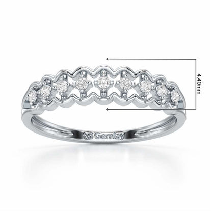 Unbounded Silver Ring - White Gold - Image 2