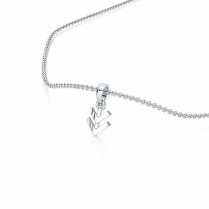 Double Arrow Gold Pendant - White Gold - Image 2