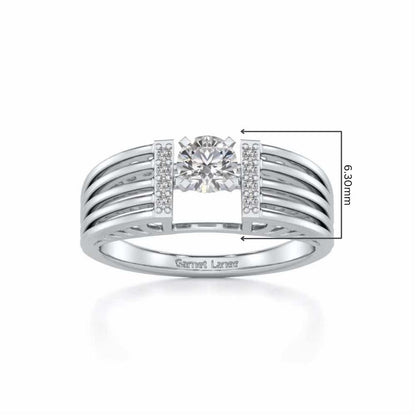 Bringha Solitaire Ring - White Gold - Image 5