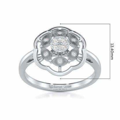 Wonderous Silver Ring - White Gold - Image 5