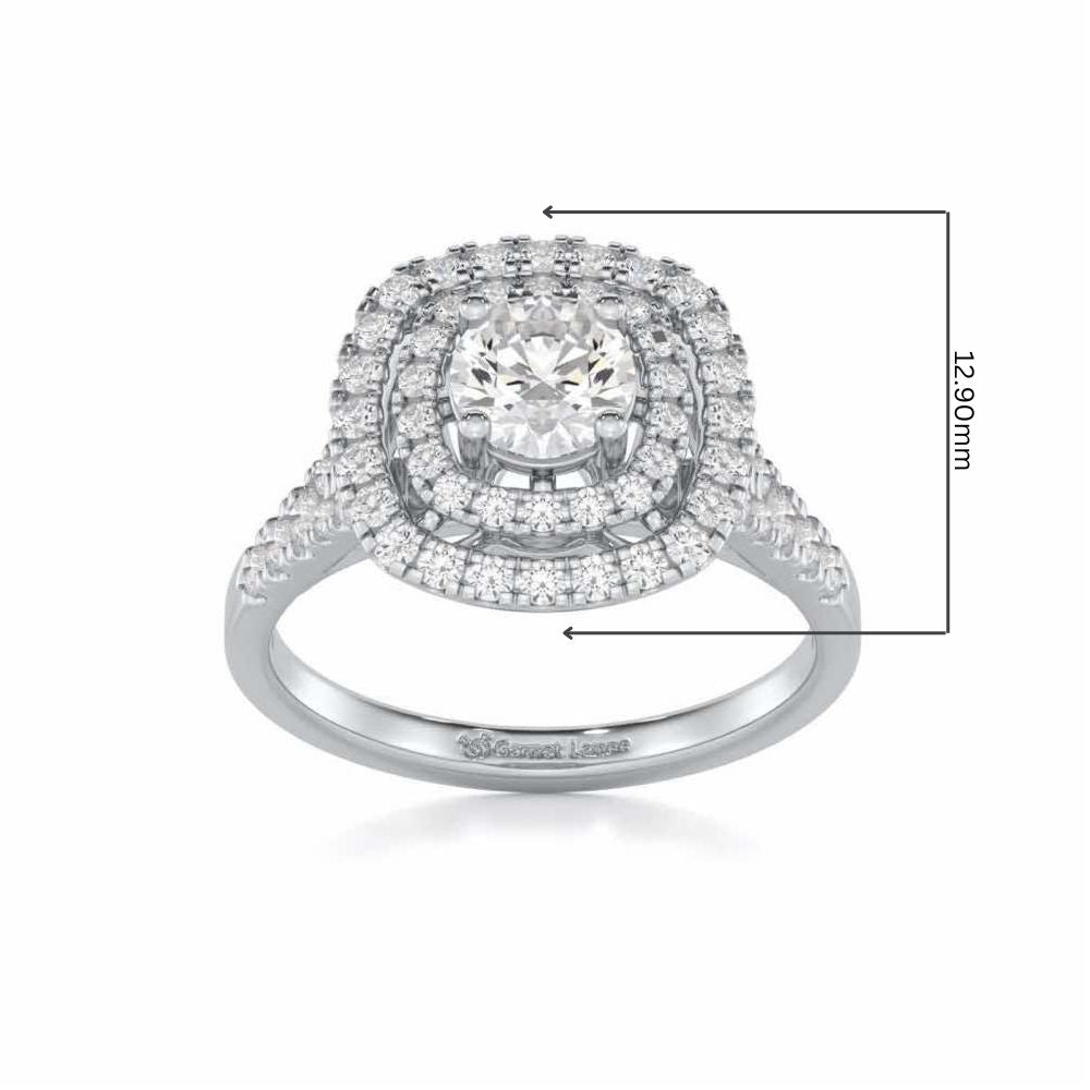 Elite Titan Women Solitaire Ring - White Gold - Image 5