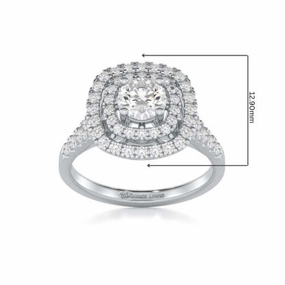 Elite Titan Women Solitaire Ring - White Gold - Image 5