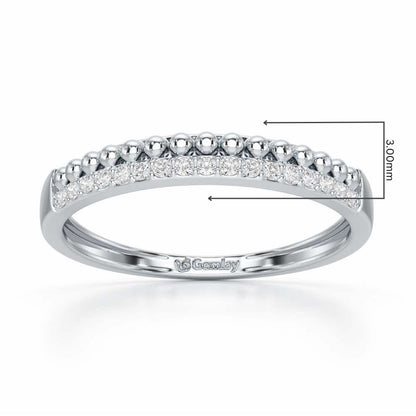 Perfect Bliss Silver Ring - White Gold - Image 2