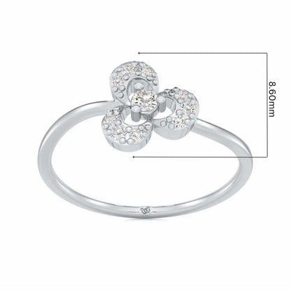 Time Treasure Silver Ring - White Gold - Image 5