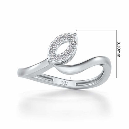 Chakrika Silver Ring - White Gold - Image 5