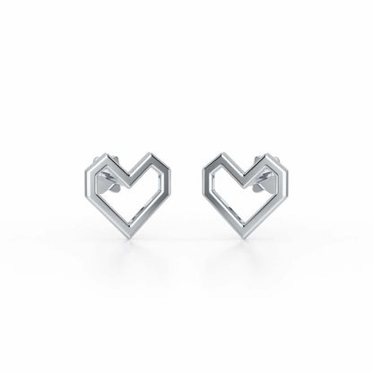 Lush Looplets Silver Earrings - White Gold - Image 2