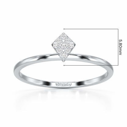 Silver Dew Silver Ring - White Gold - Image 5
