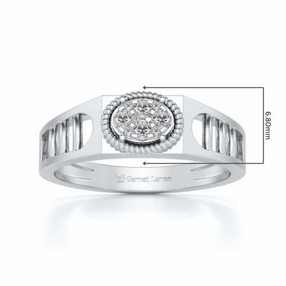 Elegant Ring For Men - White Gold - Image 5