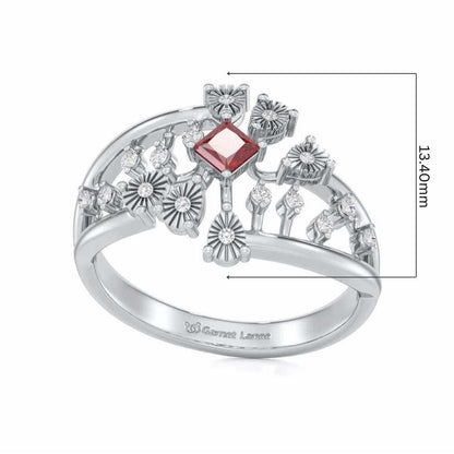 Coupe Shine Silver Ring - White Gold - Image 5