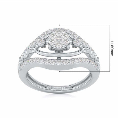 Refined Riches Silver Ring - White Gold - Image 5
