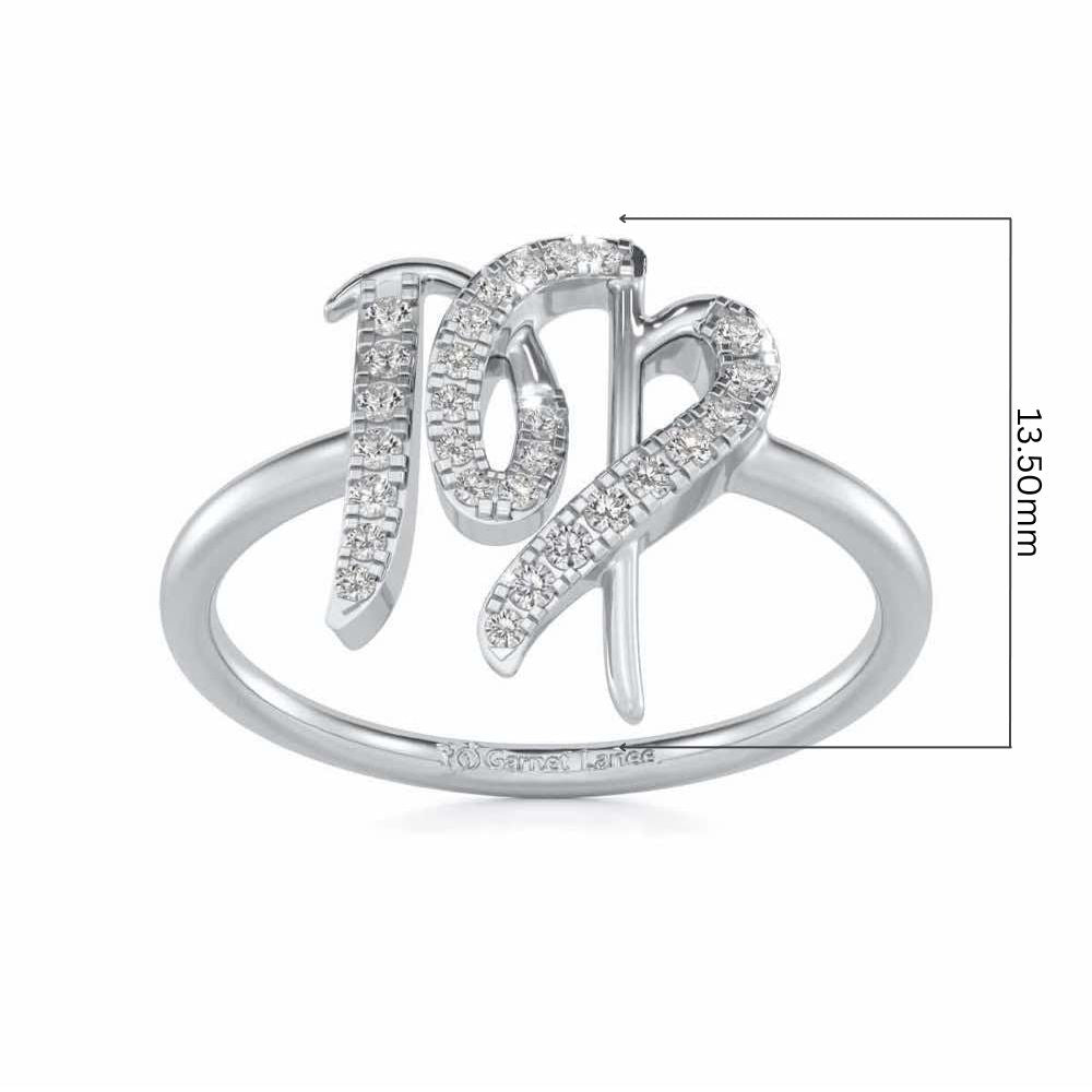 Shrewd Scorpio Silver Ring - White Gold - Image 5