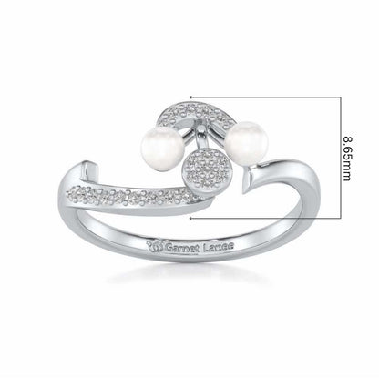 Little Shine Silver Ring - White Gold - Image 5