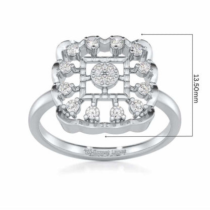 The World Silver Ring - White Gold - Image 5