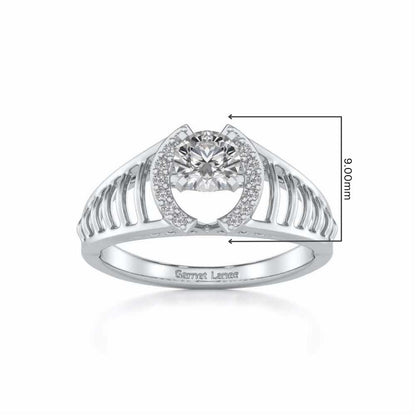 Sparsh Solitaire Ring - White Gold - Image 5