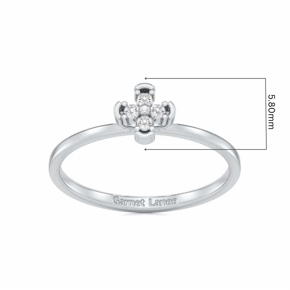 Timeless Silver Ring - White Gold - Image 5