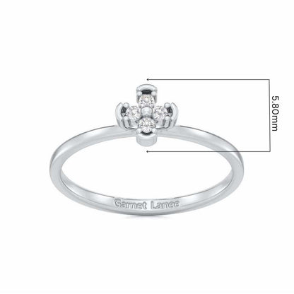 Timeless Silver Ring - White Gold - Image 5