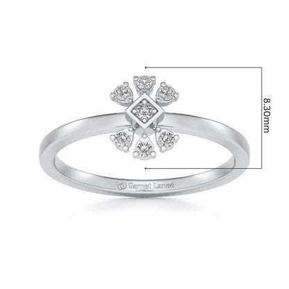 Dayati Silver Ring - White Gold - Image 5