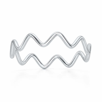Golden Grace Women Silver Ring - White Gold - Image 2