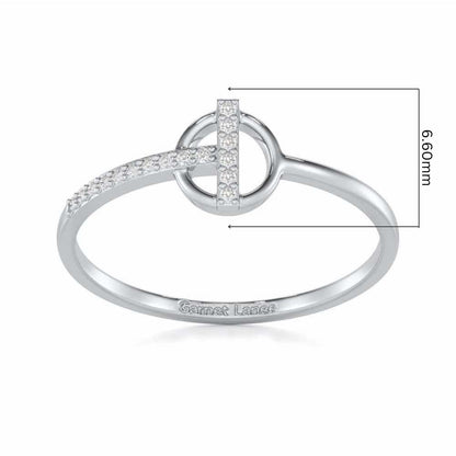 Shimmering Splendor Silver Ring - White Gold - Image 5