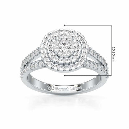Elysian Glisten Solitaire Ring - White Gold - Image 5